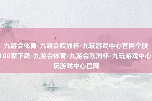 九游会体育-九游会欧洲杯-九玩游戏中心官网个股超4100家下跌-九游会体育-九游会欧洲杯-九玩游戏中心官网